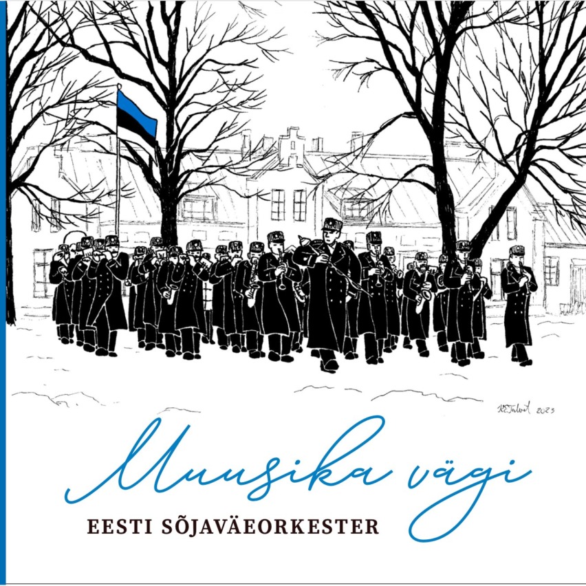 Eesti sõjaväeorkestri albumi "Muusika vägi" esikaas