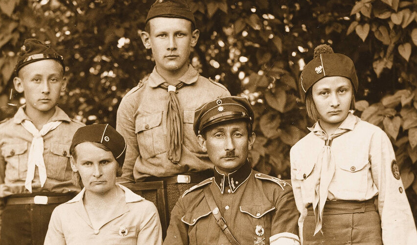 Perekond kaitseliitlasi 1935. aastal.