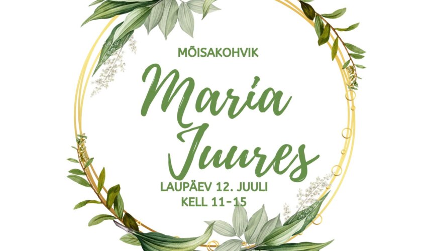 Mõisakohvik Maria Juures poster Viimsi kohvikutepäeval 2025