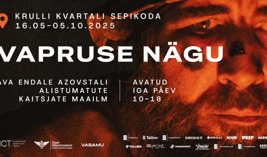 Näituse "Azovstali alistumatud kaitsjad" plakat