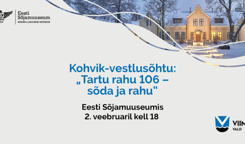 Tartu rahu vestlusõhtu reklaam