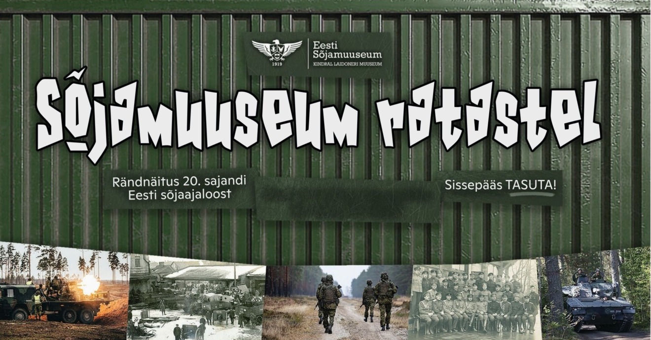 Eesti sõjamuuseumi rändnäituse reklaam