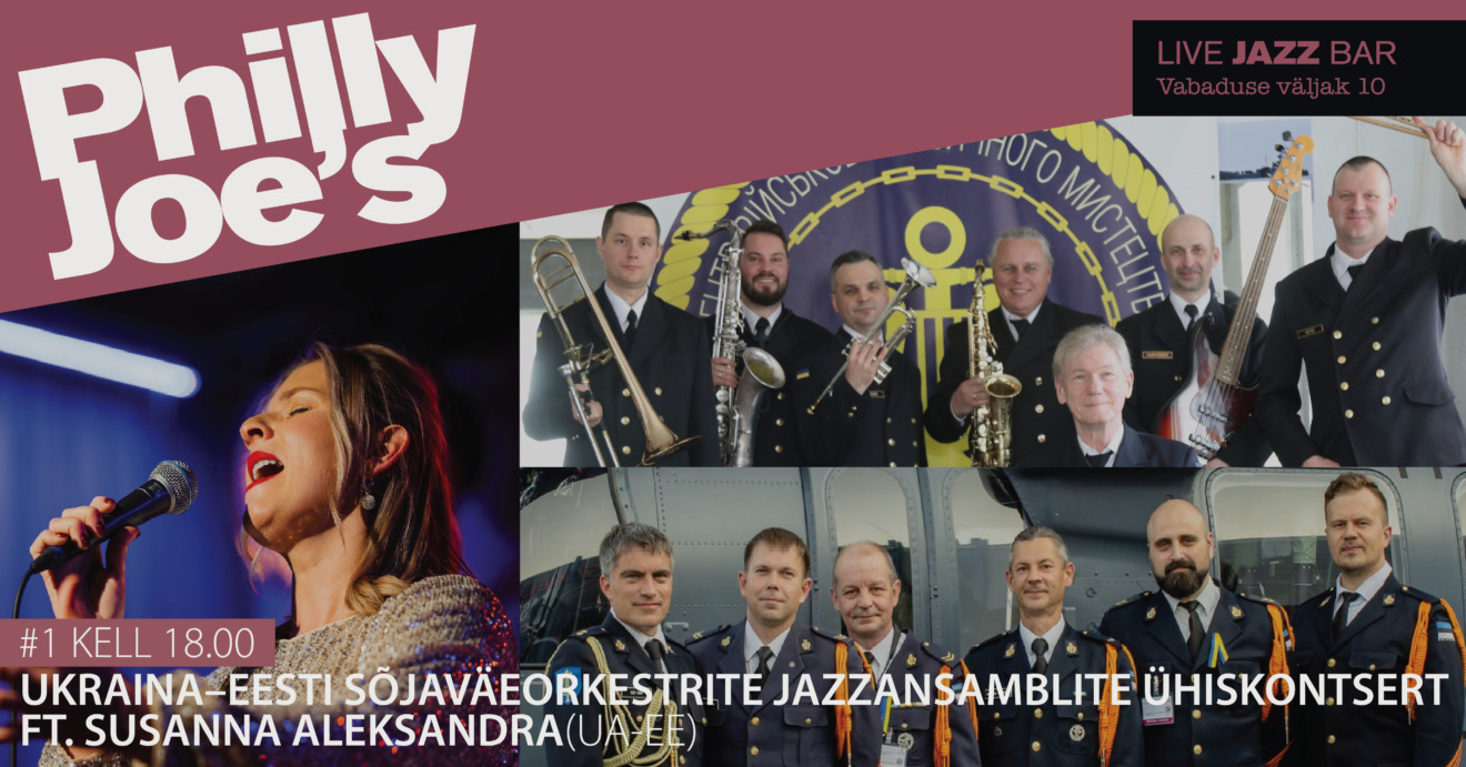 Philly Joe's kontserdi reklaamvisuaal