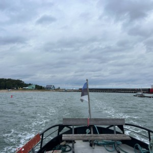 Vaade laevast merele Naisaare lähistel