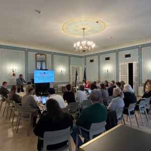 PROTECH projekti seminar sõjamuuseumi saalis